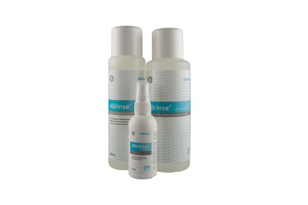 Solution de rinçage des plaies Allrinse en 3 tailles